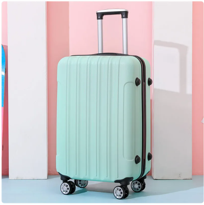 Valise trolley en cuir