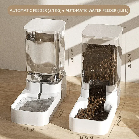 Distributeur automatique d'eau et de nourriture pour animaux