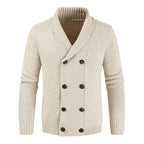Gilet cardigan à capuche pour homme, coupe ajustée