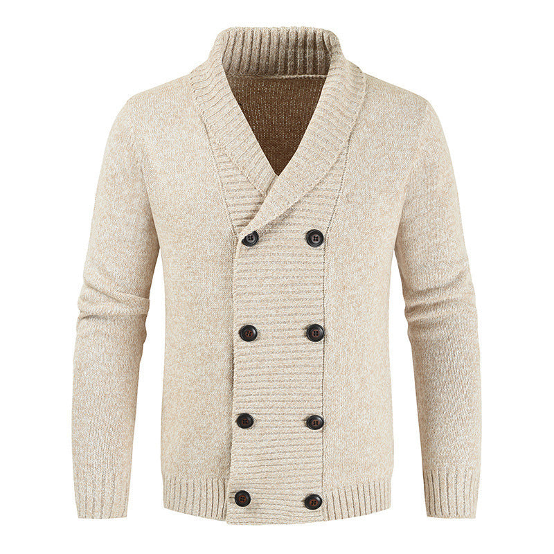 Gilet cardigan à capuche pour homme, coupe ajustée