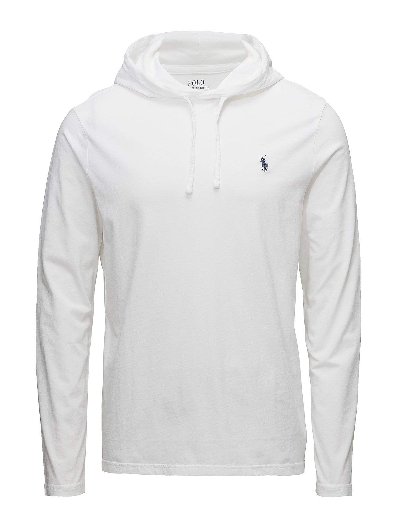 T-shirt à capuche en jersey pour homme POLO RALPH LAUREN (Blanc/Marine, Taille M)