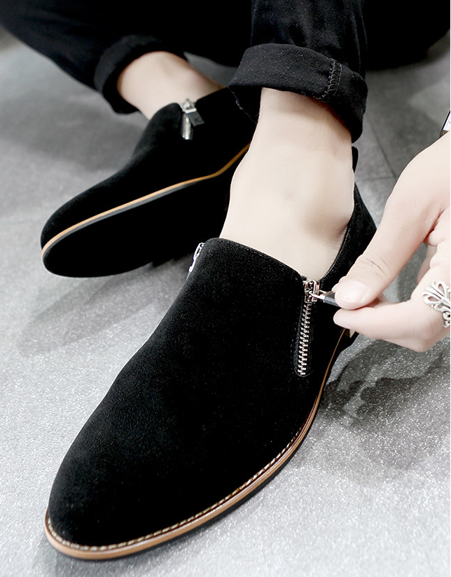 Bottines en daim style britannique pour hommes