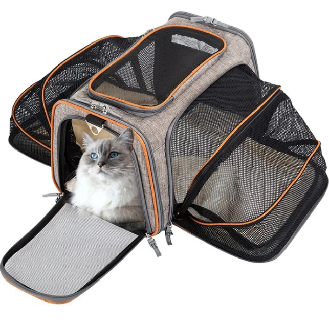 Sac de transport souple et pliable pour chats et chiens