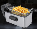 Friteuse électrique de 3,5 L pour usage domestique et commercial