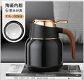 Cafetière/théière isotherme en acier inoxydable et céramique 1000 ml