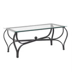 Ensemble de table basse 3 pièces en verre trempé