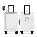 Bagage cabine UrbanExplorer 20 pouces (51 x 36 x 23 cm), coque rigide, homologué pour les compagnies aériennes, avec porte-gobelet et roulettes multidirectionnelles.