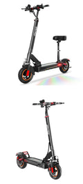 Scooter avec double amortisseurs