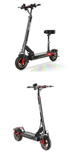 Scooter avec double amortisseurs