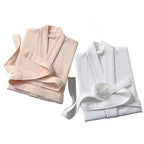 Peignoir d'hôtel en coton pour adultes - Modèle unisexe