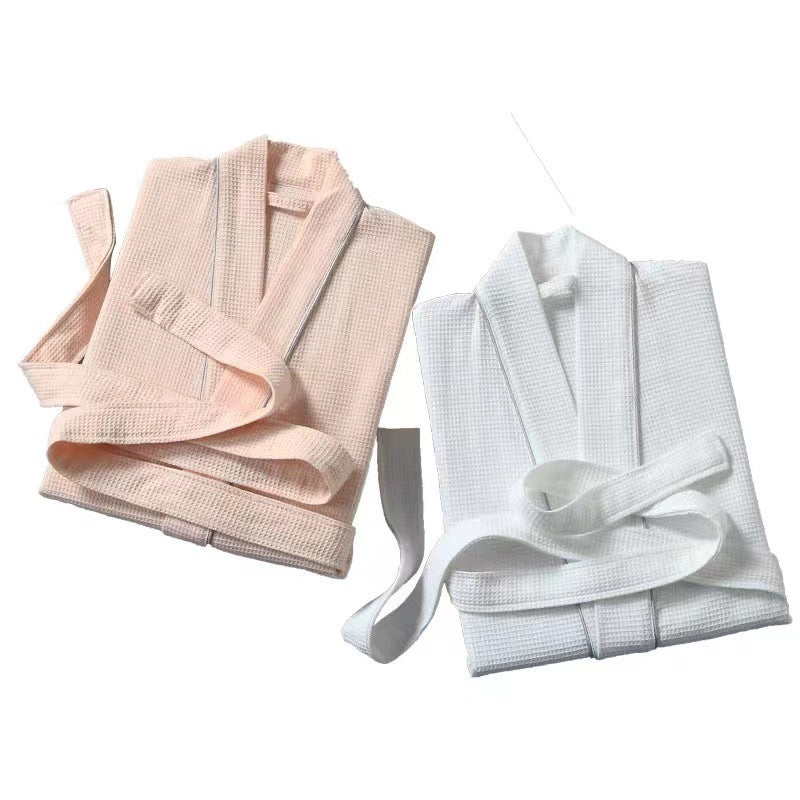 Peignoir d'hôtel en coton pour adultes - Modèle unisexe