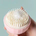 Brosse de massage pour shampoing pour bébés animaux - Outil de soin de la peau