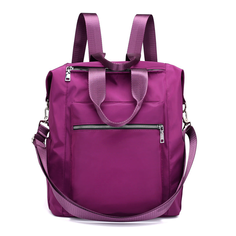Sac à dos pour femme, grande capacité, léger et imperméable, en nylon.