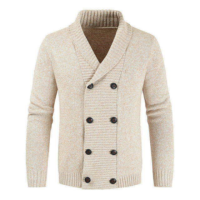 Gilet cardigan à capuche pour homme, coupe ajustée