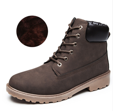 Bottines Martin roses en cuir PU pour femmes, chaussures plates à la cheville