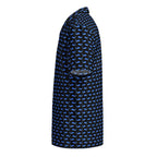 Chemise hawaïenne boutonnée Midnight Whale Party - Collection Été Côtier