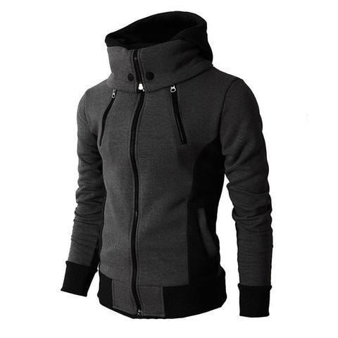 Gilet de sport zippé à capuche pour homme