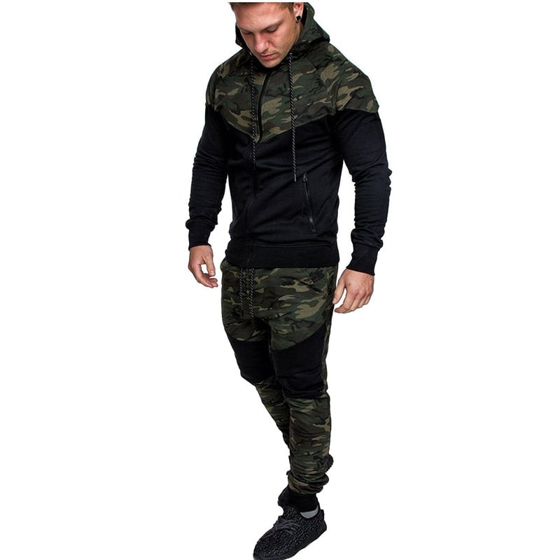Ensemble pull à capuche slim fit pour homme