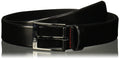Ceinture HUGO BOSS Garney pour homme, en cuir lisse noir, taille 32