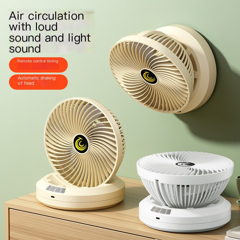 Nouveau ventilateur de bureau pliable rechargeable avec télécommande