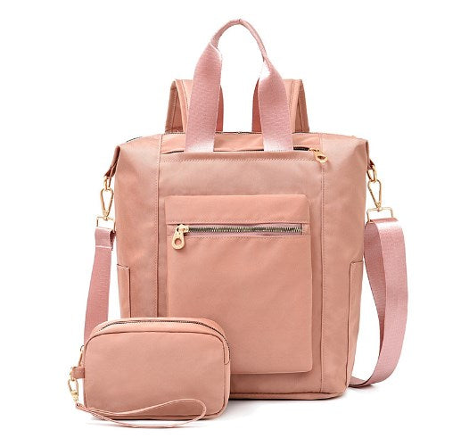 Sac à dos pour femme, grande capacité, léger et imperméable, en nylon.