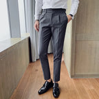 Pantalon slim décontracté chic britannique