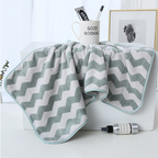 Serviette pour cheveux en microfibre polaire corail à séchage rapide