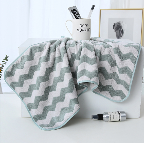 Serviette pour cheveux en microfibre polaire corail à séchage rapide