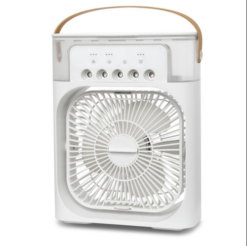 Ventilateur de climatisation 6 pouces avec 3 vitesses, 5 jets et 7 couleurs