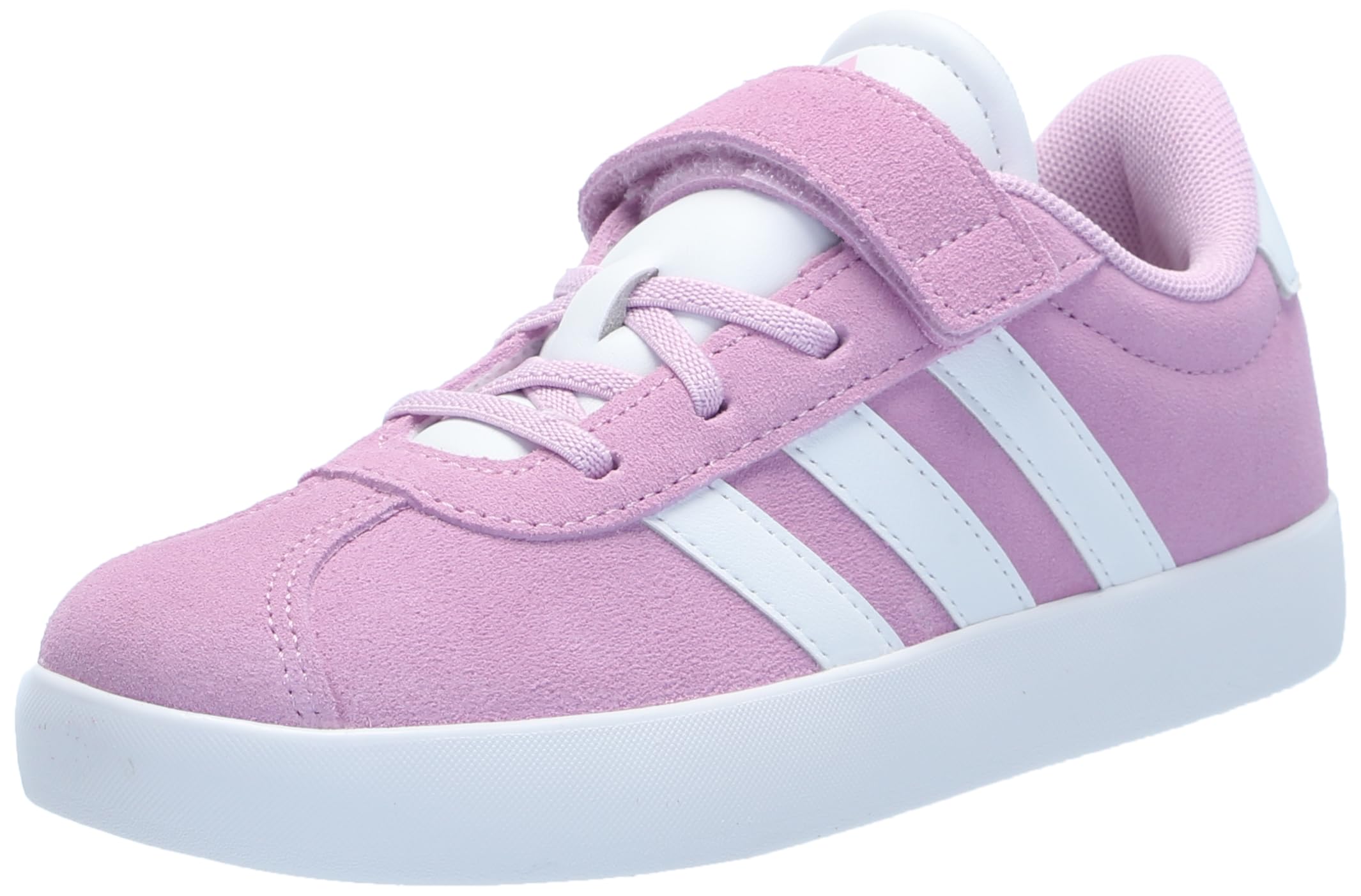 Baskets adidas Vl Court 3.0 à scratch Bliss Lilas/Blanc/Gris, pointure 13 US, unisexe enfant