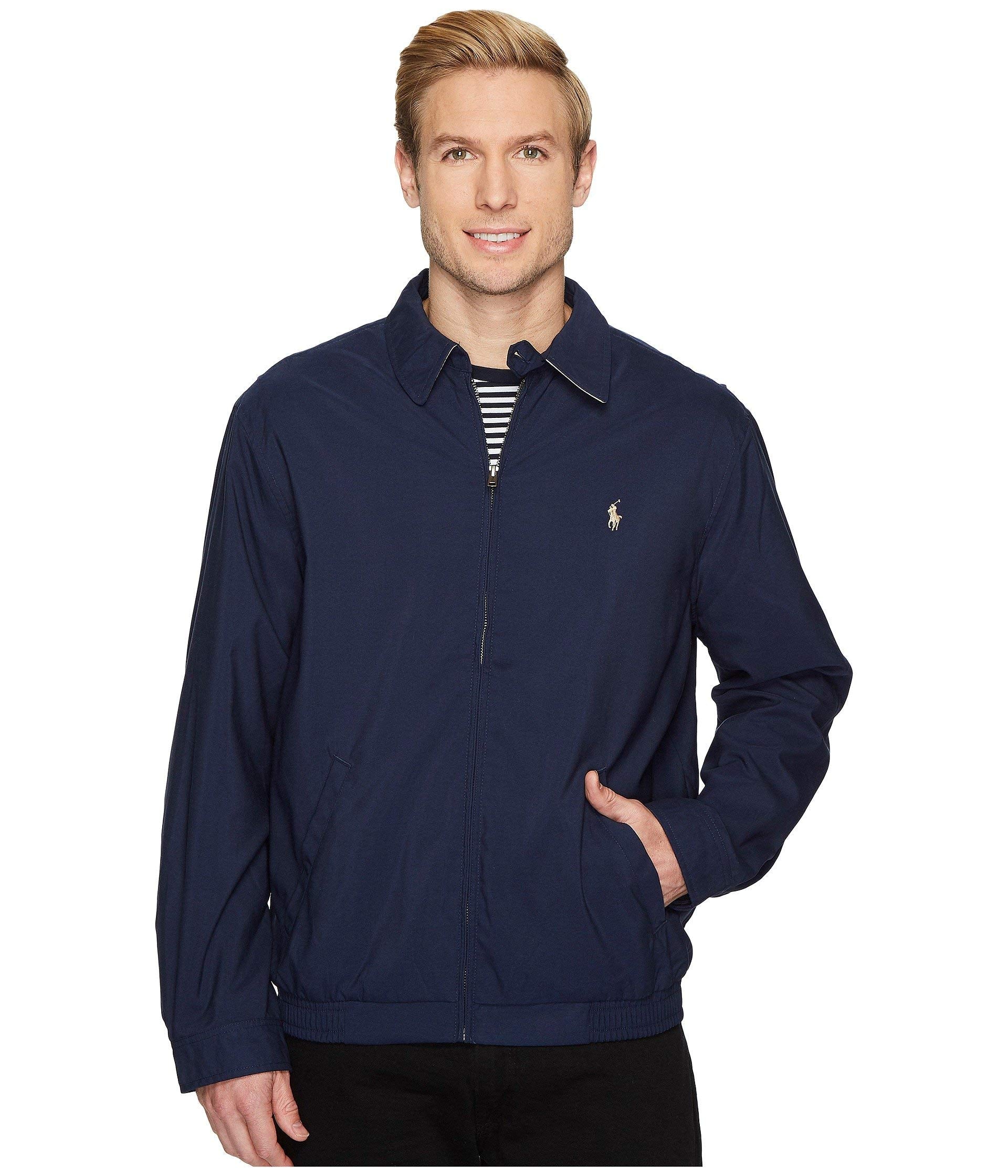 POLO RALPH LAUREN Veste coupe-vent homme Bi-Swing Bleu marine XXL