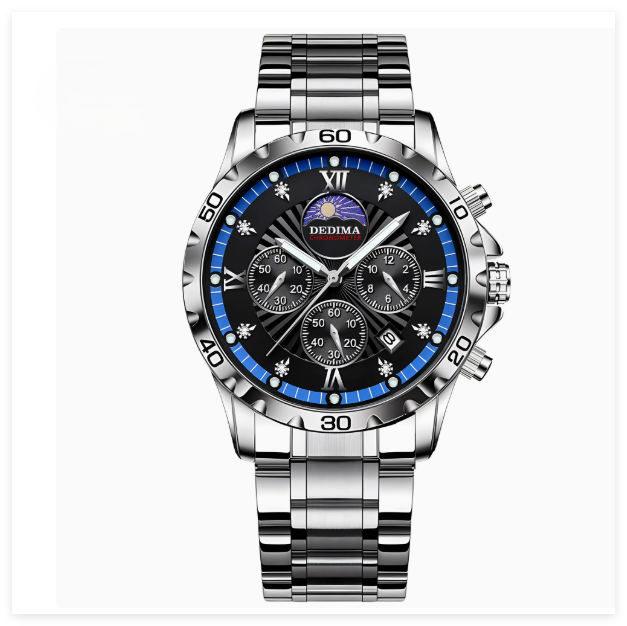 Montre à quartz, montre de ville étanche, petit modèle à trois broches