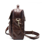 Sac bandoulière pour homme en cuir de vachette pleine fleur