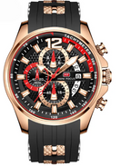 Montre homme étanche à quartz, grand cadran lumineux 0350G