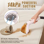 Nettoyeur de tapis professionnel, détachant pour tapis, canapés et tissus d'ameublement, shampouineuse à aspiration puissante de 14 kPa avec nettoyage en profondeur, capacité de 2 litres, détachant pour voiture, taches d'animaux, meubles, M610