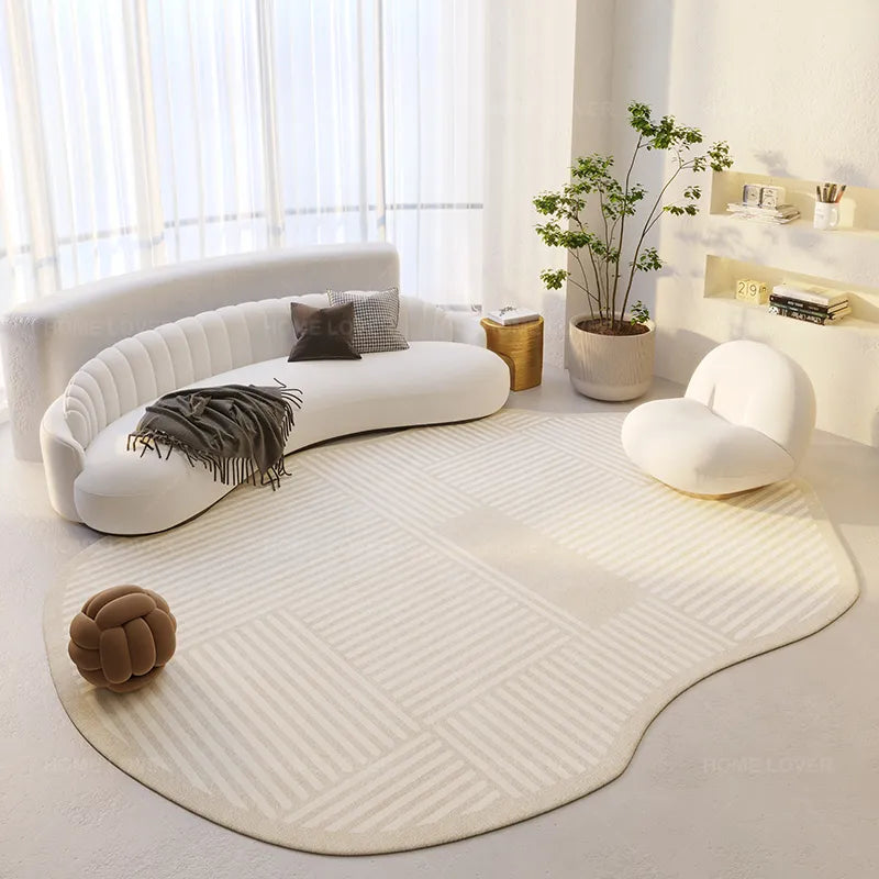 Tapis de forme irrégulière