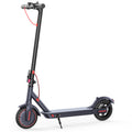 Trottinette électrique 8,5" pour adultes, moteur 350 W, batterie 281 Wh, autonomie jusqu'à 35 km, pliable, supporte jusqu'à 120 kg et est équipée d'un régulateur de vitesse.