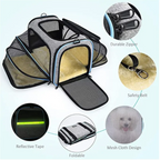Sac de transport souple et pliable pour chats et chiens