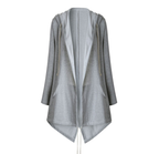 Sweat-shirt à capuche à manches longues pour femme