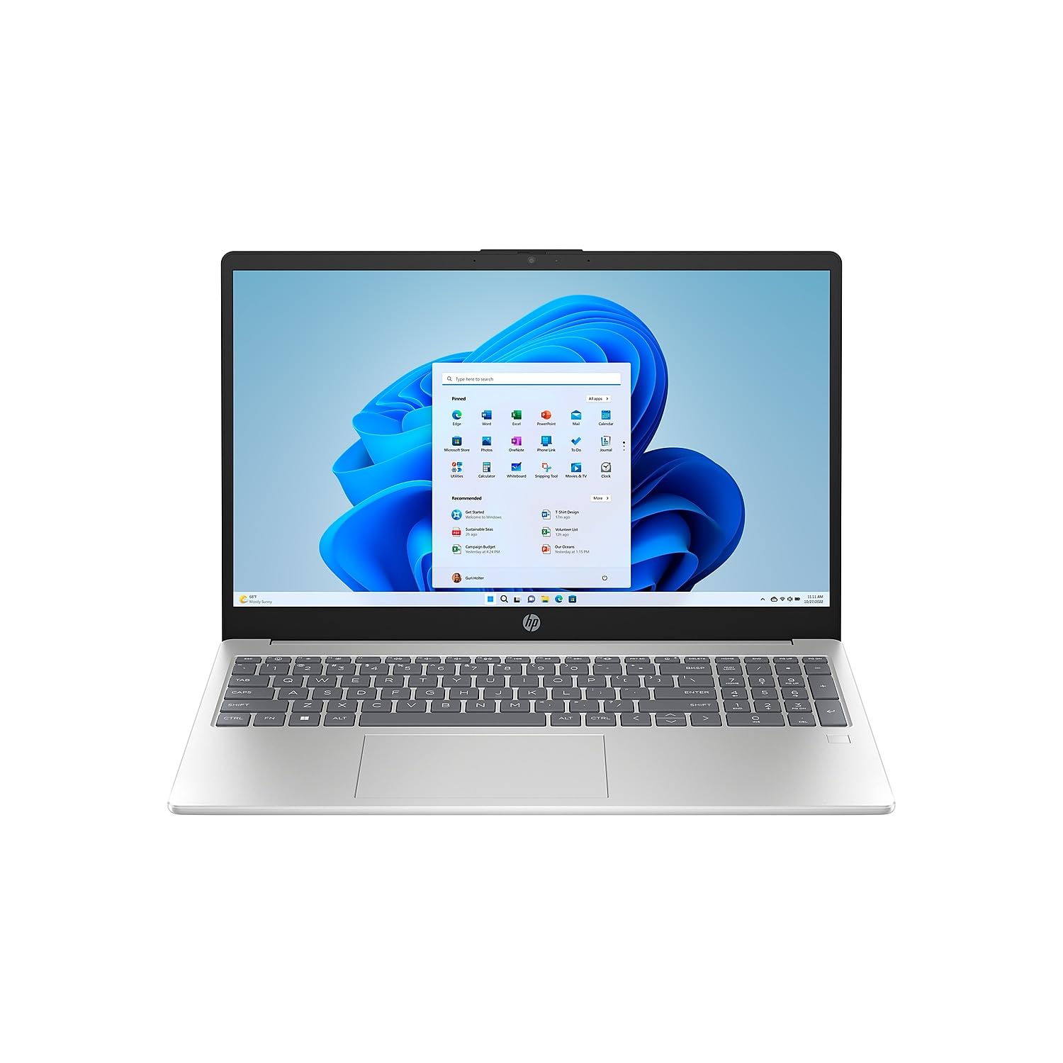 Ordinateur portable HP 15,6" Full HD (1920 x 1080) avec processeur Intel Core i5-1135G7 de 11e génération, 8 Go de RAM DDR4, SSD de 256 Go, Wi-Fi 802.11ac, Bluetooth, HDMI et Windows 11.