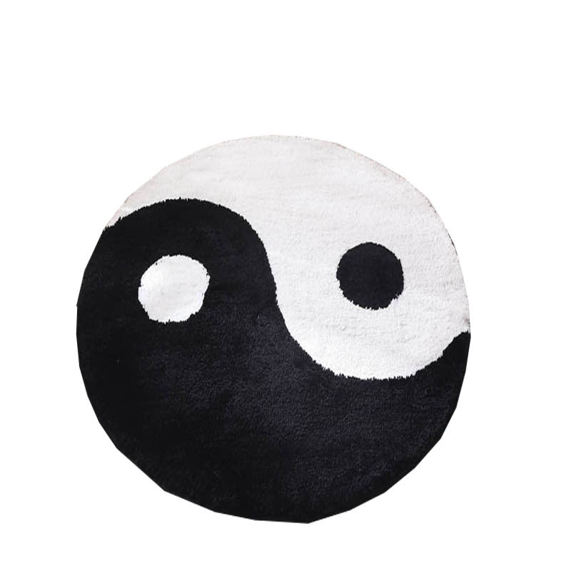 Tapis de Tai Chi Bagua rond sur mesure pour chambre et salle de bain