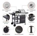 Combinaison grill et plaque de cuisson