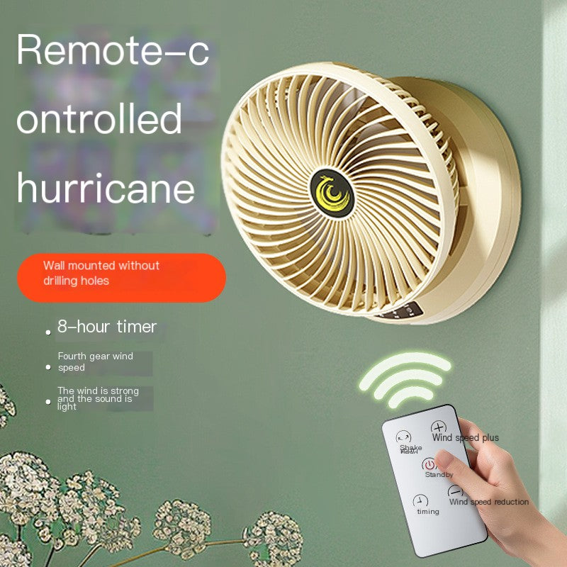 Nouveau ventilateur de bureau pliable rechargeable avec télécommande