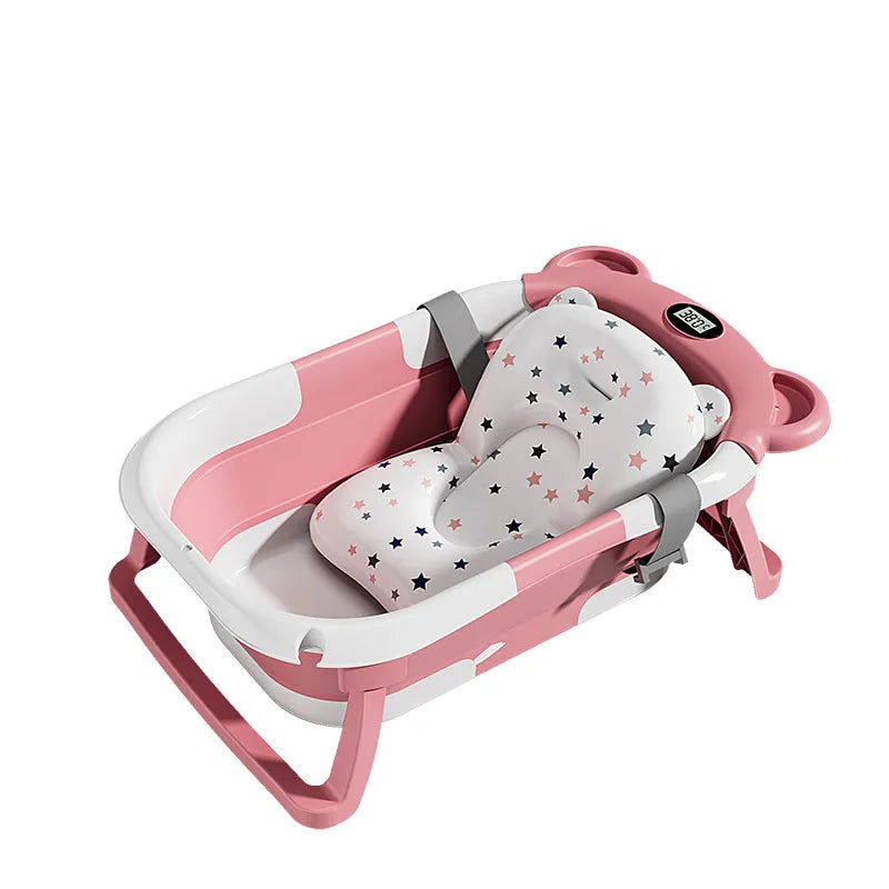 Baignoire pour nouveau-né avec capteur de température