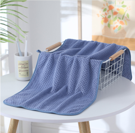 Serviette pour cheveux en microfibre polaire corail à séchage rapide