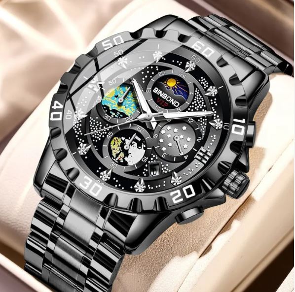 Montre à quartz, montre de ville étanche, petit modèle à trois broches