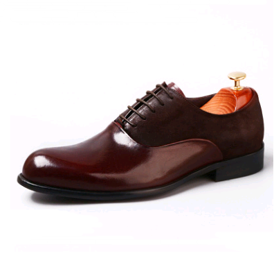 Chaussures habillées vintage en cuir pour homme - Style britannique