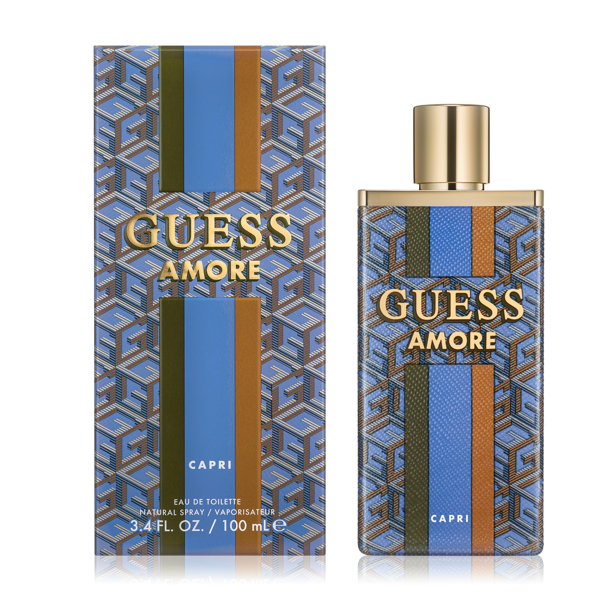 Guess Amore Capri pour unisexe - Eau de Toilette en vaporisateur de 100 ml