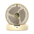 Nouveau ventilateur de bureau pliable rechargeable avec télécommande