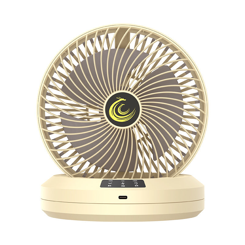 Nouveau ventilateur de bureau pliable rechargeable avec télécommande